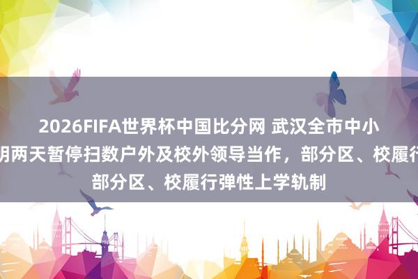 2026FIFA世界杯中国比分网 武汉全市中小学、幼儿园今明两天暂停扫数户外及校外领导当作，部分区、校履行弹性上学轨制