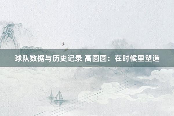 球队数据与历史记录 高圆圆：在时候里塑造